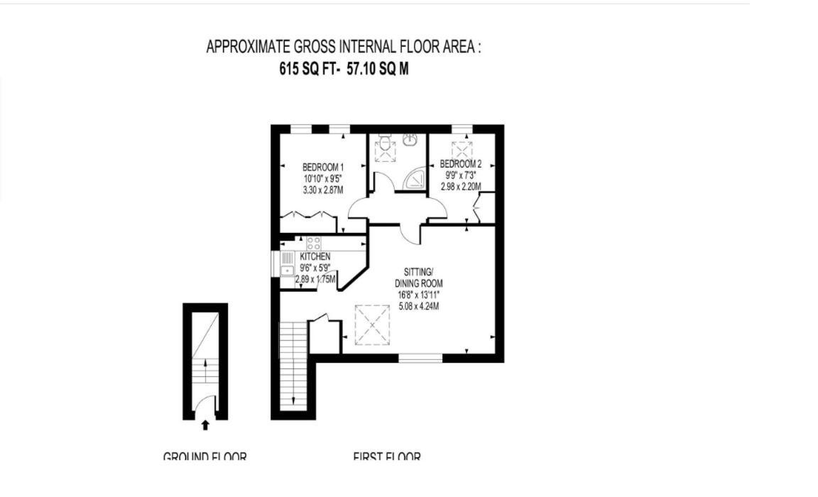 Weybridge - 2 Bed - Parking Apartman Kültér fotó
